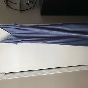 Molly Green blue silk midi dress